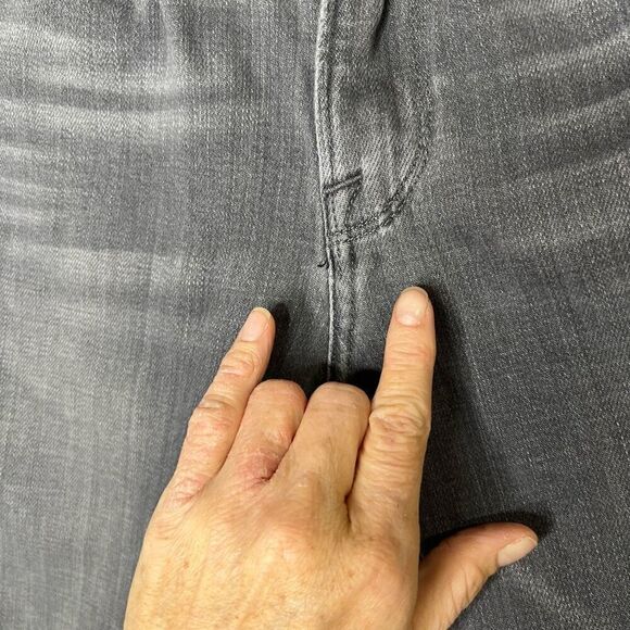 Frame Denim L’ Homme Skinny Jeans Faded Black Gray Denim - Picture 6 of 12